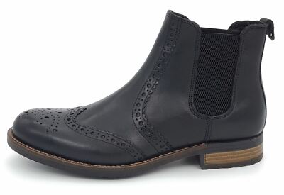 HX LONDON Black Leather Chelsea Boot l Men’s  Size 6.5 US Brogues Loake Buchanan | English Men main image 4