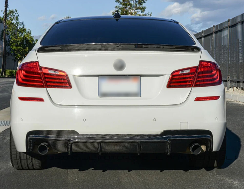 Rear Diffuser Bumper Lip Quad Exhaust For 2011-2016 BMW 5 Series F10 M5 ...