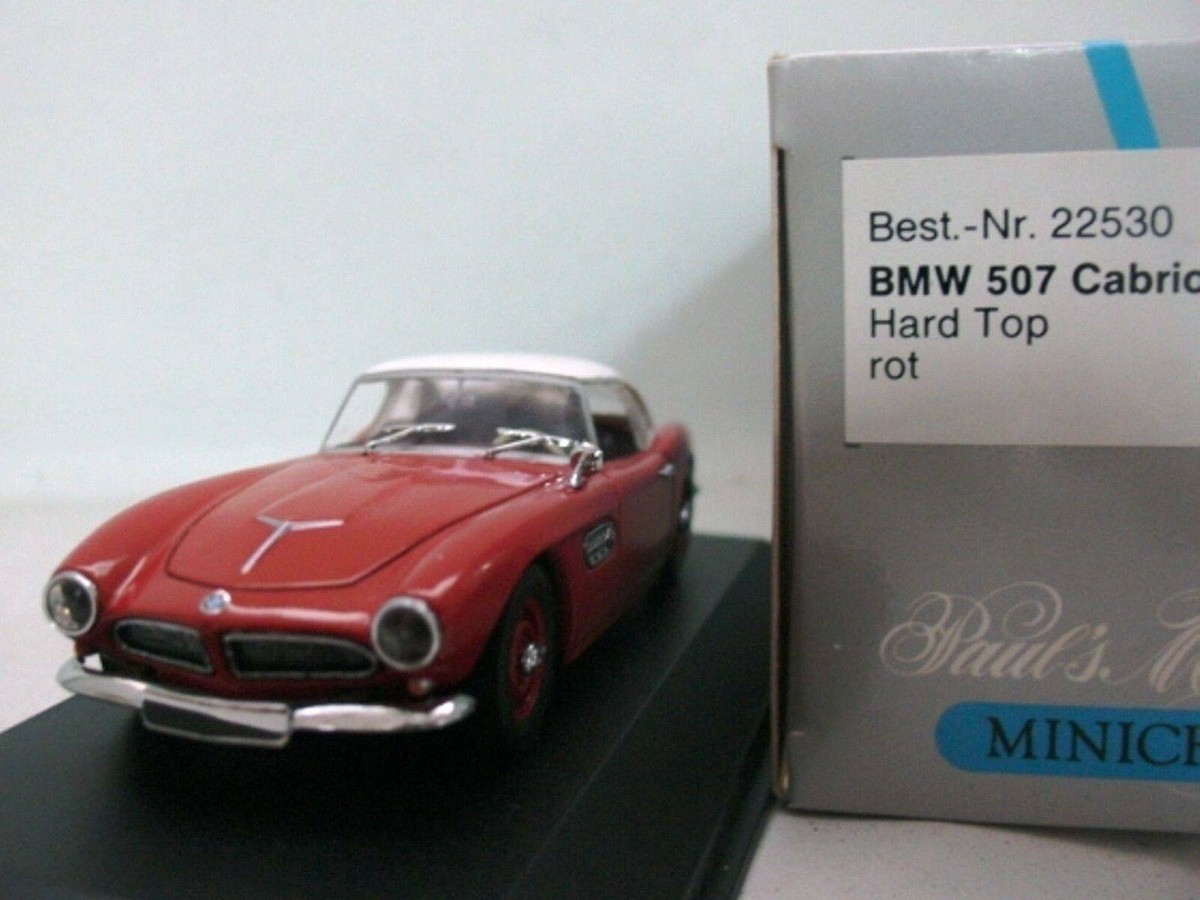 特価 Western Models (1/43) BMW 507 1/43 BMW 507 Roadster Hardtop (dark blue & black) - Vehicles