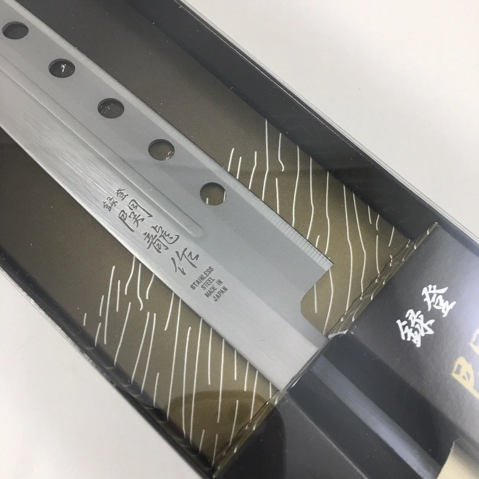Cuchillo de cocina japonés Sekiryu de acero inoxidable Sashimi 8-3/8" (210 mm) HECHO EN JAPÓN Foto 2 de 4