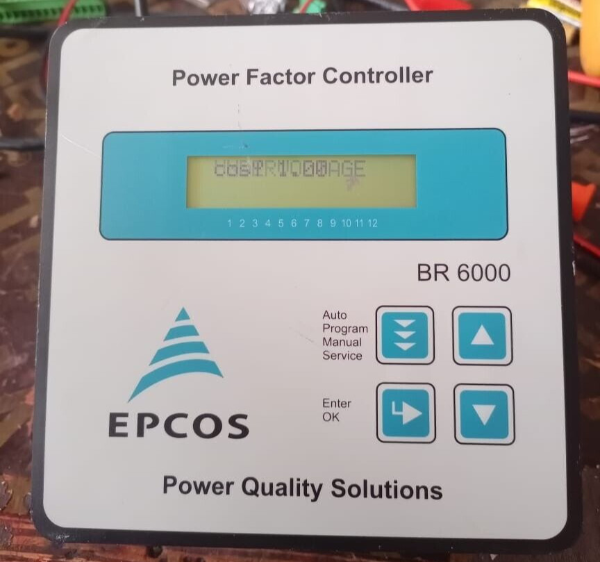 EPCOS BR6000-R12PH/ B44066-R6012-R230 EPCOS BR6000-R12PH/ B44066-R6012-R230 POWER FACTOR CONTROLLER - TRIED & TESTED 12