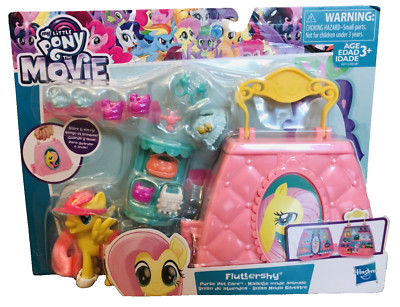 My Little Pony FLUTTERSHY PURSE PET CARE SET - G4.5, G4, NEW, MIP, Rare