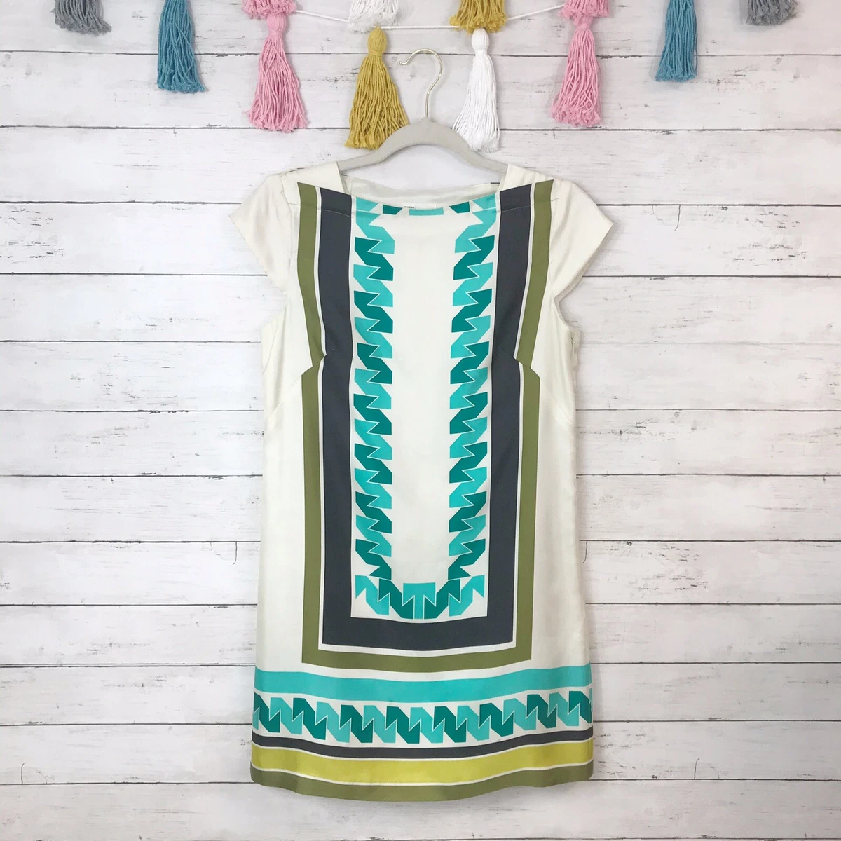 Milly geometric 2025 print dress