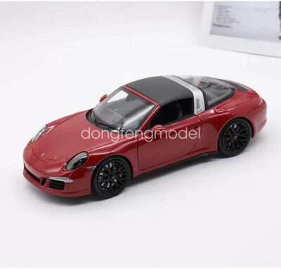 Schuco 1/18 Scale Porsche 911 Targa 4 GTS Red Diecast car Model