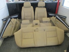 BMW E60 5 SERIES SALOON LCI SE HALF ELECTRIC LEATHER BEIGE SEATS REAR FOLDING