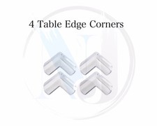 Rubber Furniture Corner Edge Table Cushion Guard Protector Baby Safety Clear