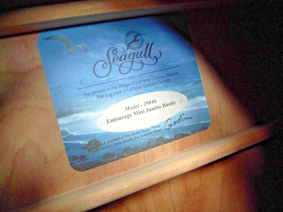 Akustikgitarre Seagul entourage mini jumbo rustic model 29846 Akustikgitarre - Bild 4 von 4