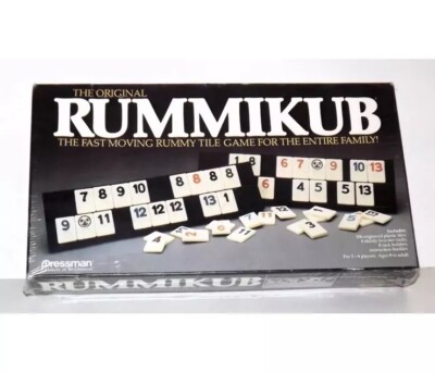 SEALED Vintage Boardgame - The Original Rummikub No 400 Rummy Tile Pressman 1980