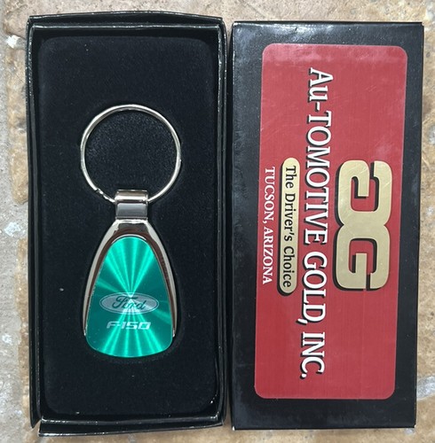 Ford Bronco Black Teardrop Shaped Key Chain Fob Ring Logo Official Licensed