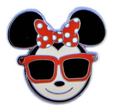 Minnie Mouse Emoji Blitz Collection Sunglasses Individual Disney Trading Pin New