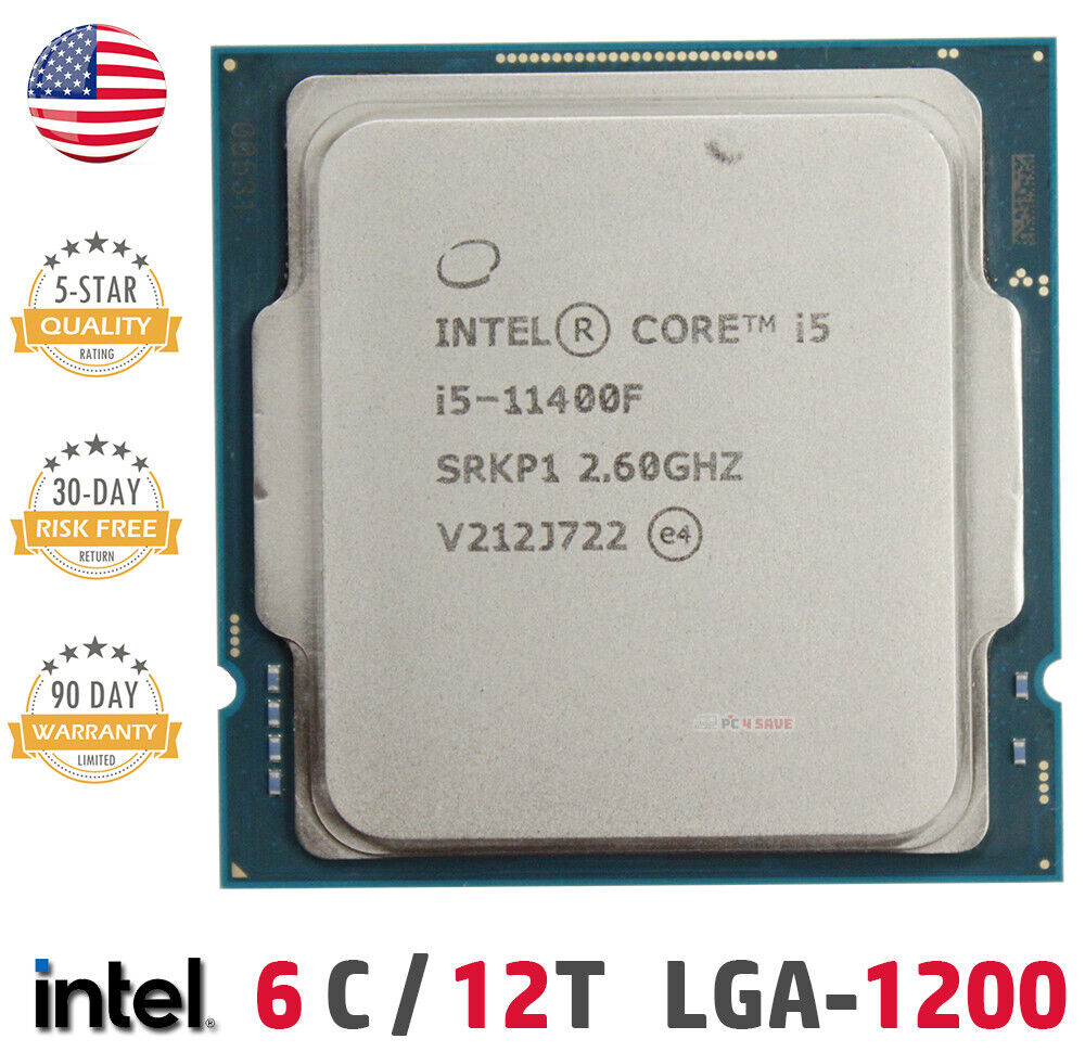 11th Gen Intel Core i5-11400F 2.60GHz 6-Core LGA1200 Desktop 11th Gen Intel Core i5-11400F 2.60GHz 6-Core LGA1200 Desktop