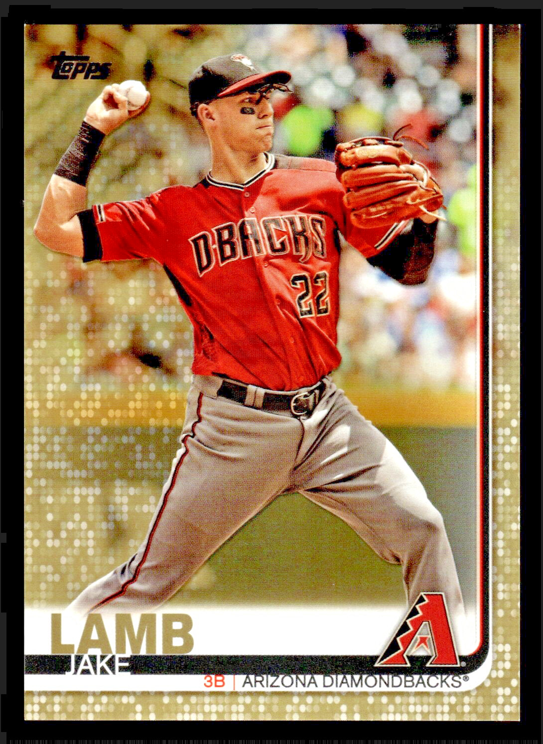 2019 Topps Jake Lamb Gold #334 -/2019 - Arizona Diamondbacks