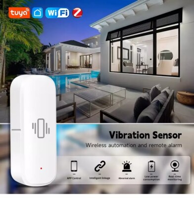 Tuya Smart Life Vibrationssensor Zigbee Wifi Tuya Sensor Monitor App Steuerung Sec
