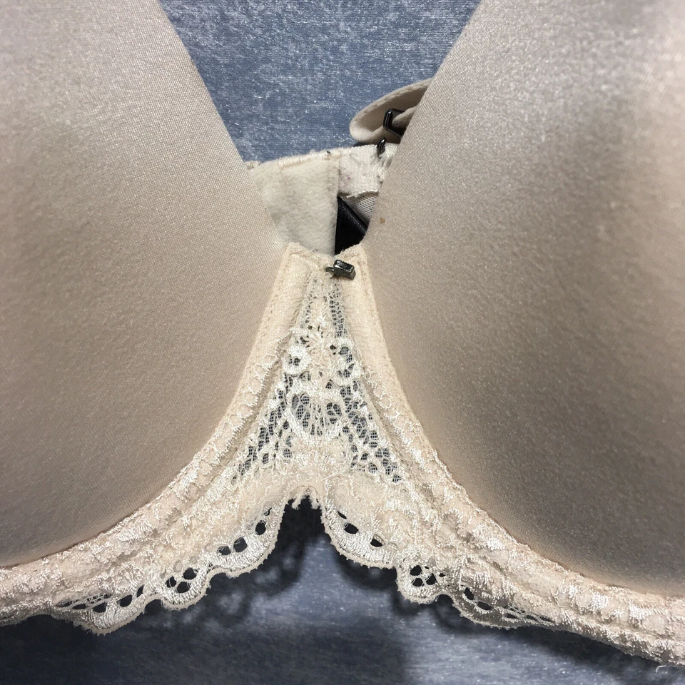 Vera Wang Beige 36D Encaje Recortado Copa Con Aros Foto 2 de 4