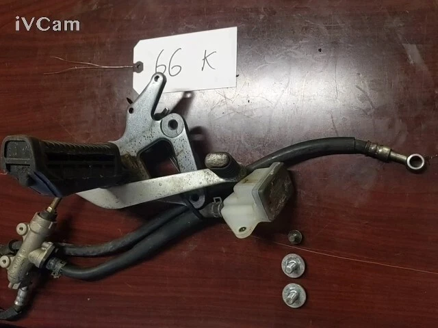 Suzuki Gs500 Gs500e Gs500f Rear Back Brake Master Cylinder W Reservoir and peg - Image 2 of 4