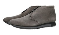 Prada Desert Boots Sneakers Stiefelette Schuhe 2TE116 Grau Braun Neu 11 45 45,5