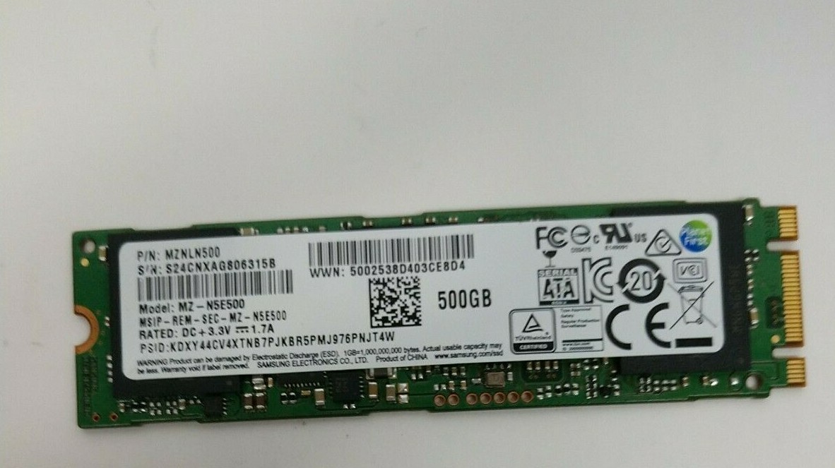 Samsung 850 EVO 500 GB M.2 SATA Internal SSD Solid State Drive