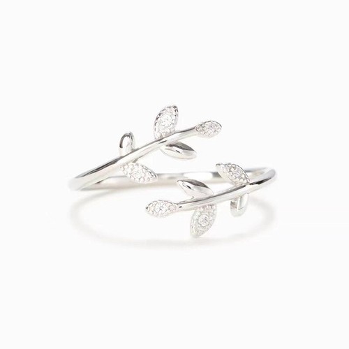 Leaves Leaves Ring Opening Adjustable - Picture 5 of 6