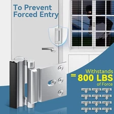 Door Reinforcement Door Safety Locks for Home & Kids Safety Up to 800lbs. 1 Pack