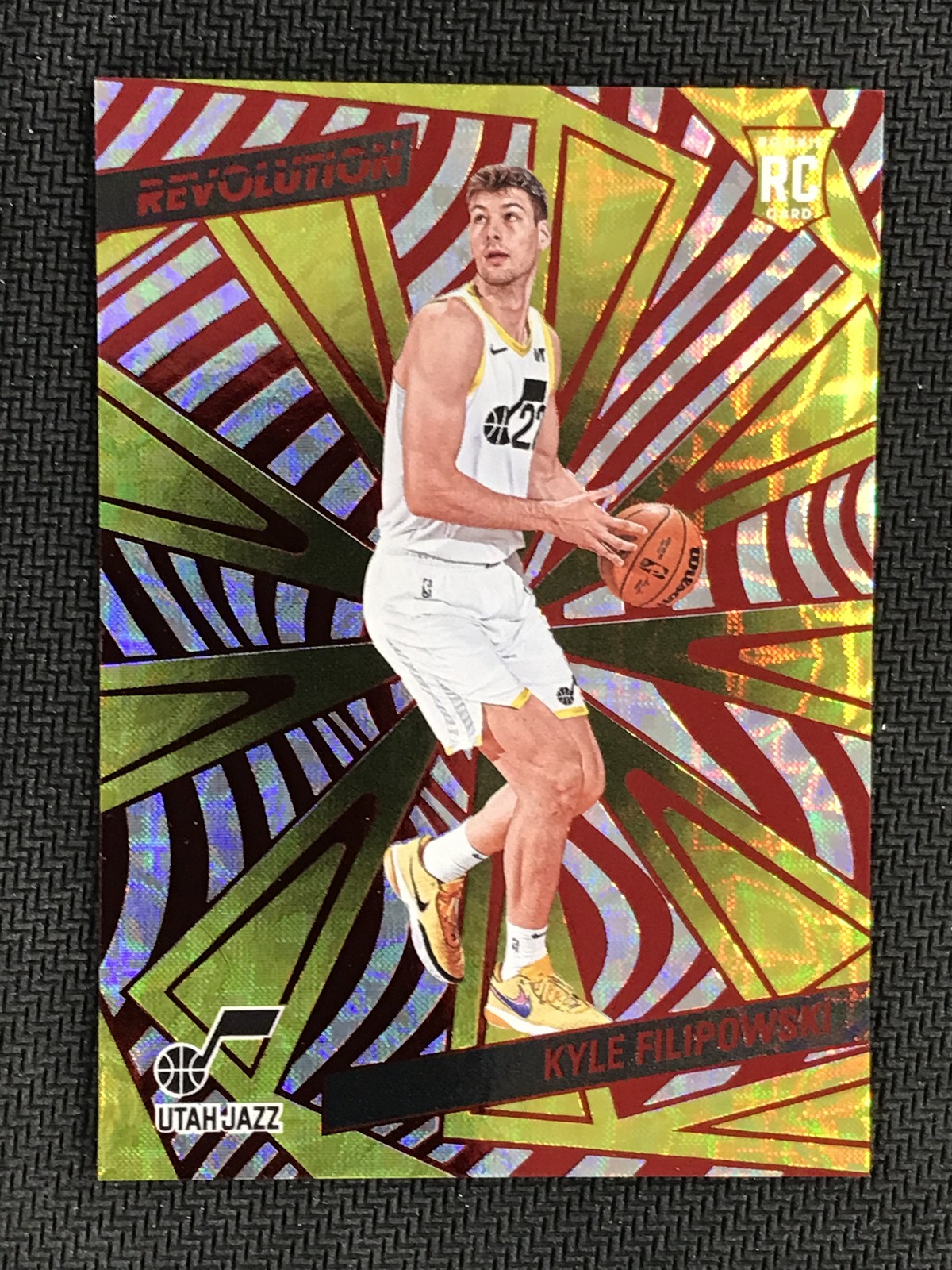 2024-25 Panini Revolution #146 Kyle Filipowski Rookie Red Scope /135 Utah Jazz