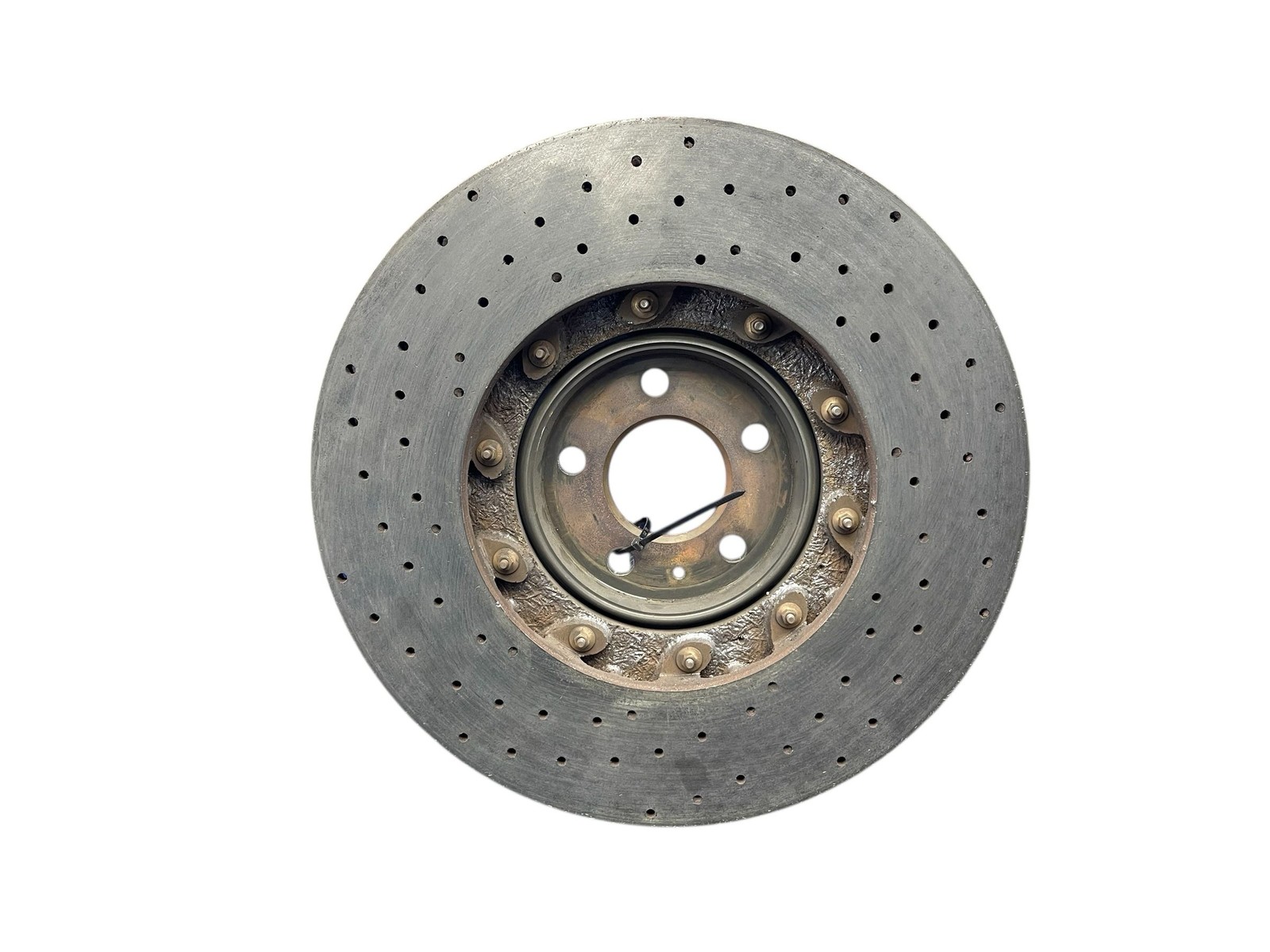 2017-2023 AUDI R8 AWD 5.2L FRONT RIGHT CARBON CERAMIC BRAKE ROTOR 6750G 38.07MM