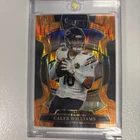 2025 Panini Select - Concourse Caleb Williams #73 Orange Shock Prizm /499 Bears