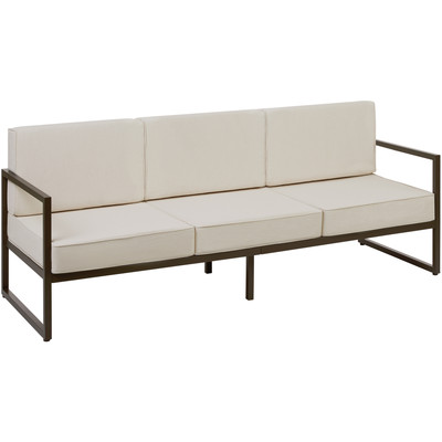 Gartensofa Loungesofa Gartenmöbel 3-Sitzer Outdoorsofa 350kg wasserabweisend
