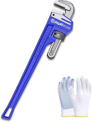 24-Inch Heavy-Duty Pipe Wrench - Forged High Carbon Steel for Reliable Plumbing