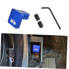 Hood Release Latch Handle Repair Kit, Hood Release Handle, Aluminum Alloy Blue