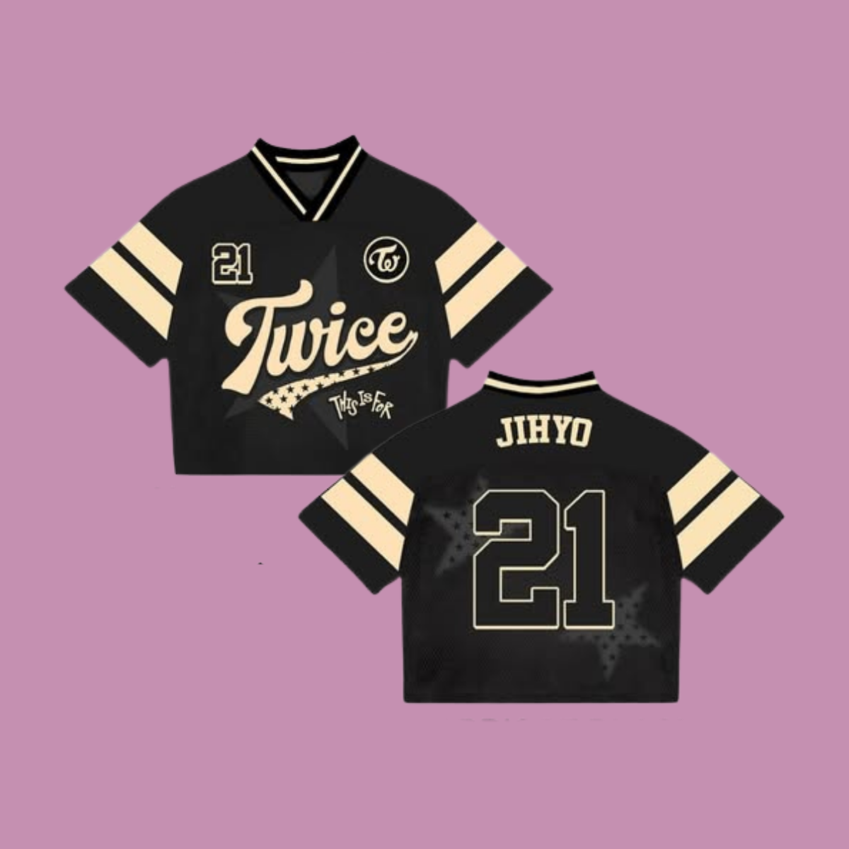 TWICE THIS IS FOR Football Member Black Jersey Once Kpop Concert