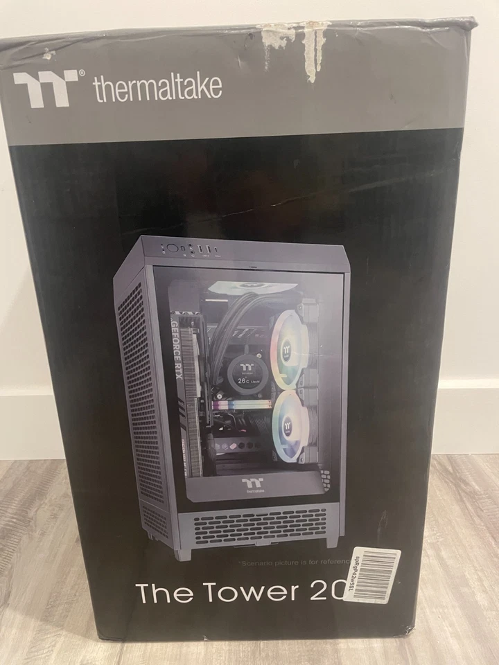Thermaltake Tower 200 Mini-ITX Black Computer Case Gaming Tower - Image 4 of 4