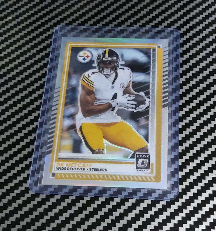 2025 Panini Donruss Optic - DK Metcalf #180 Holo Prizm Pittsburgh Steelers NM