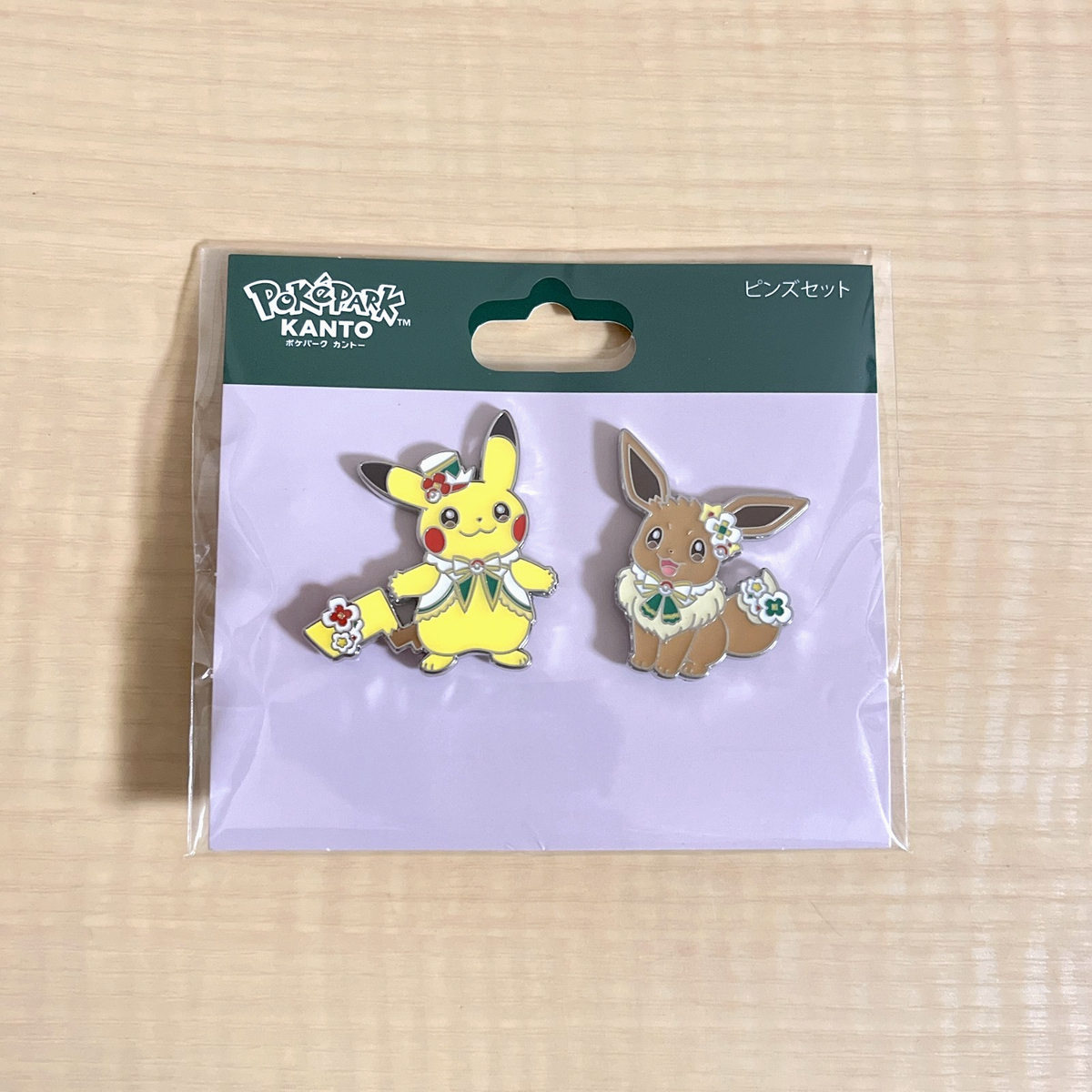 Pokepark kanto 2026 Pins Set Pikachu Eevee PokéPark Carnival