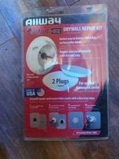 ALLWAY WEK2 Wall-EZ Drywall Repair Kit with Tapered Hole Saw and 2 Drywall Plugs
