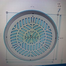 Tri-Bahtinov Mask for 175mm Fit Telescope