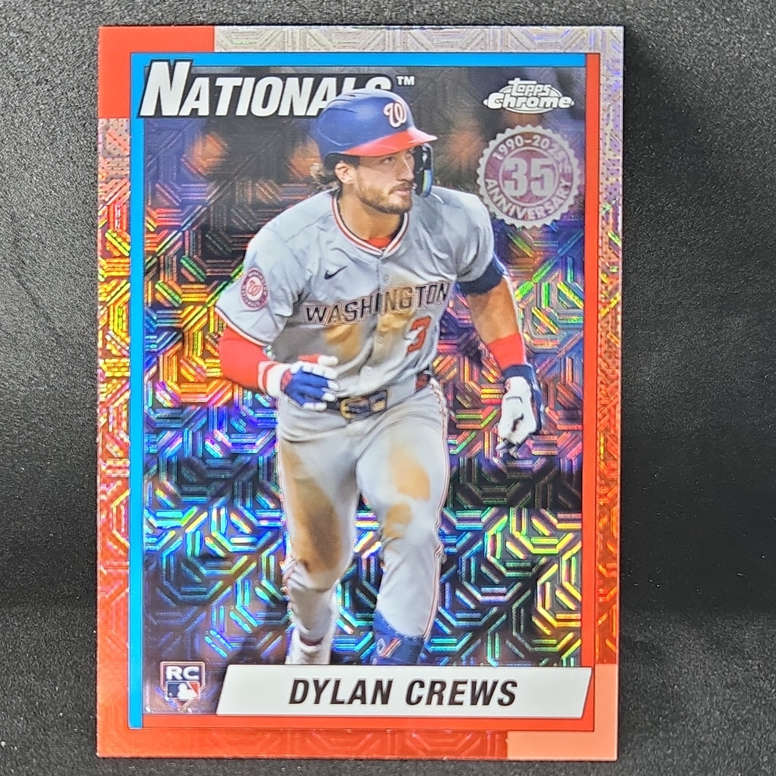 Dylan Crews #T90C-44 2025 Topps 1990 Topps Baseball Chrome Refractor