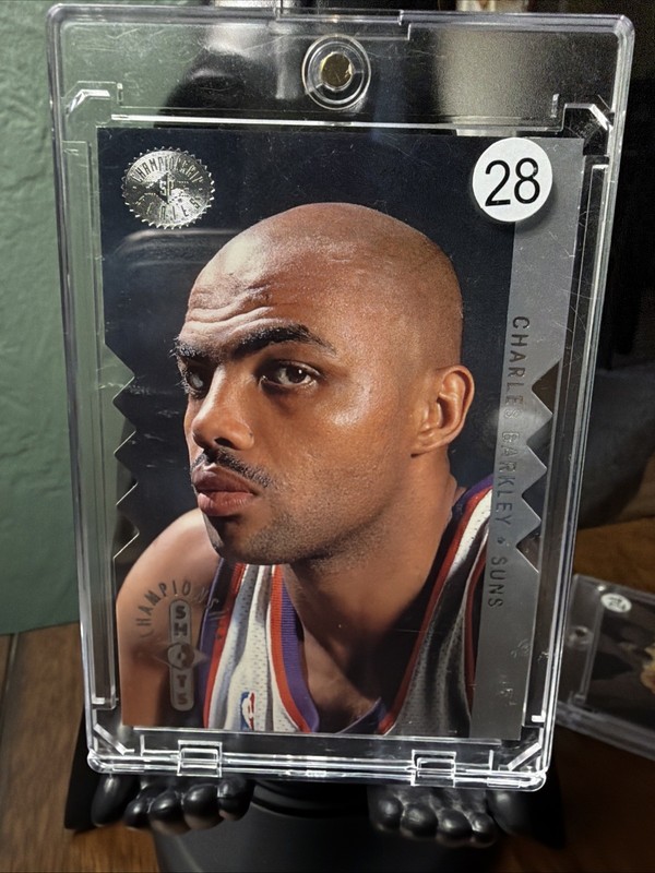 1995-96 SP Championship Series Shots Charles Barkley S10 Gradable Die-Cut Silver