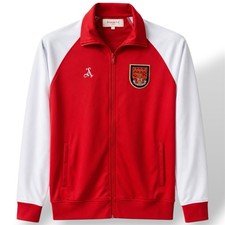 REISSUE 1994/96 ARSENAL FC MERCHANDISE SOCCER FOOTBALL TRACK ZIP JACKET SIZE M
