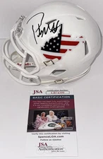 Pat Mcafee Signed Autographed West Virginia Mountaineers Mini Helmet JSA COA