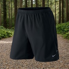 Nike Challenger Men's 7 Lined Black Running Short w Pockets L Large 548156 010