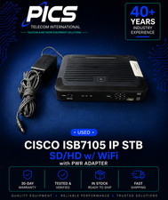 CISCO ISB7105 IP STB SD/HD w/ WiFi with/PWR Adapter