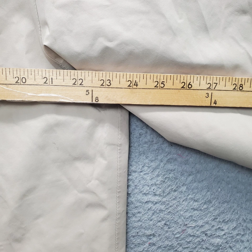 Lands' End Windproof Coat Womens Large Brown Lined Gore-Tex Hooded Inside Zip - Image 4 of 4