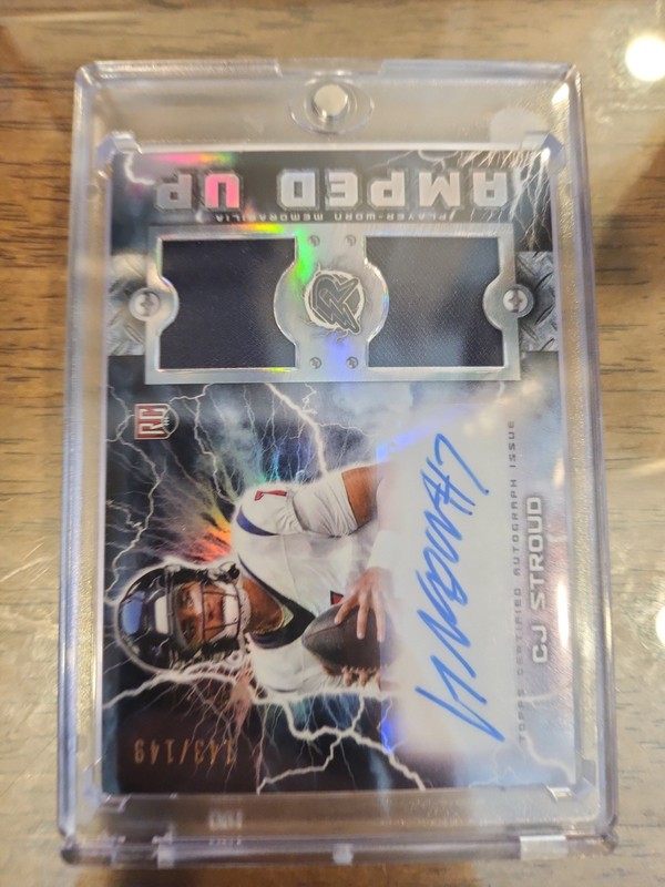 2023 Topps Composite CJ STROUD Amped Up Rookie Patch Auto RPA /149 #RAUPA-CJS