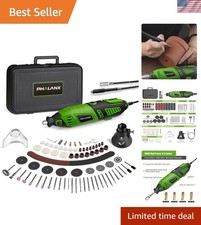 180W Rotary Tool Kit, 1.5-Amp 6 Variable Speed with Flex Shaft, 8000-32000RPM...