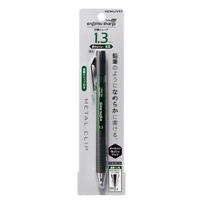 KOKUYO Mechanical Pencil, Enpitsu Sharp Type M Rubber Grip, 1.3mm PSP401G1P, ...