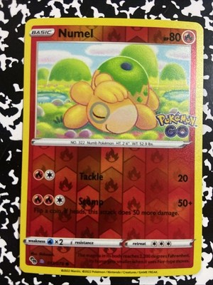 Numel (Peelable Ditto) 013/078 Pokémon GO Reverse Holo