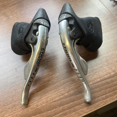 CAMPAGNOLO CHORUS BREMSE / SCHALTHEBEL SET 9 GANG CARBON/ALUM DOUBLE ERGO