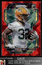 Kylin Hill 2021 Panini Prizm Red Ice #403 RC Green Bay Packers