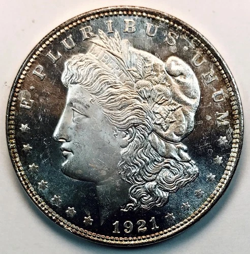 1921 MORGAN SILVER DOLLAR PROOF LIKE* TOUGH PL* MS++ NR #64803
