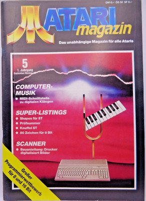 ATARI MAGAZIN - AUSGABE: 5/87 (RÄTZ-EBERLE - MAGAZIN) #2DE